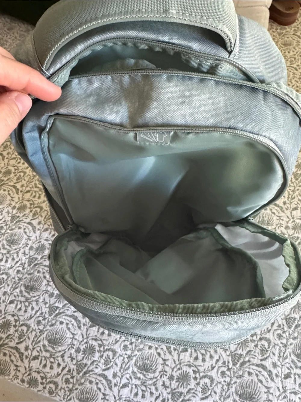 NWOT, Under Armour Slate Green Camo-Pattern Backpack